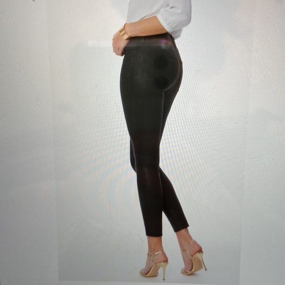 BNWT NYDJ Ami Skinny Ponte Pants in Raceway Snake . Size 4 - Picture 3 of 11